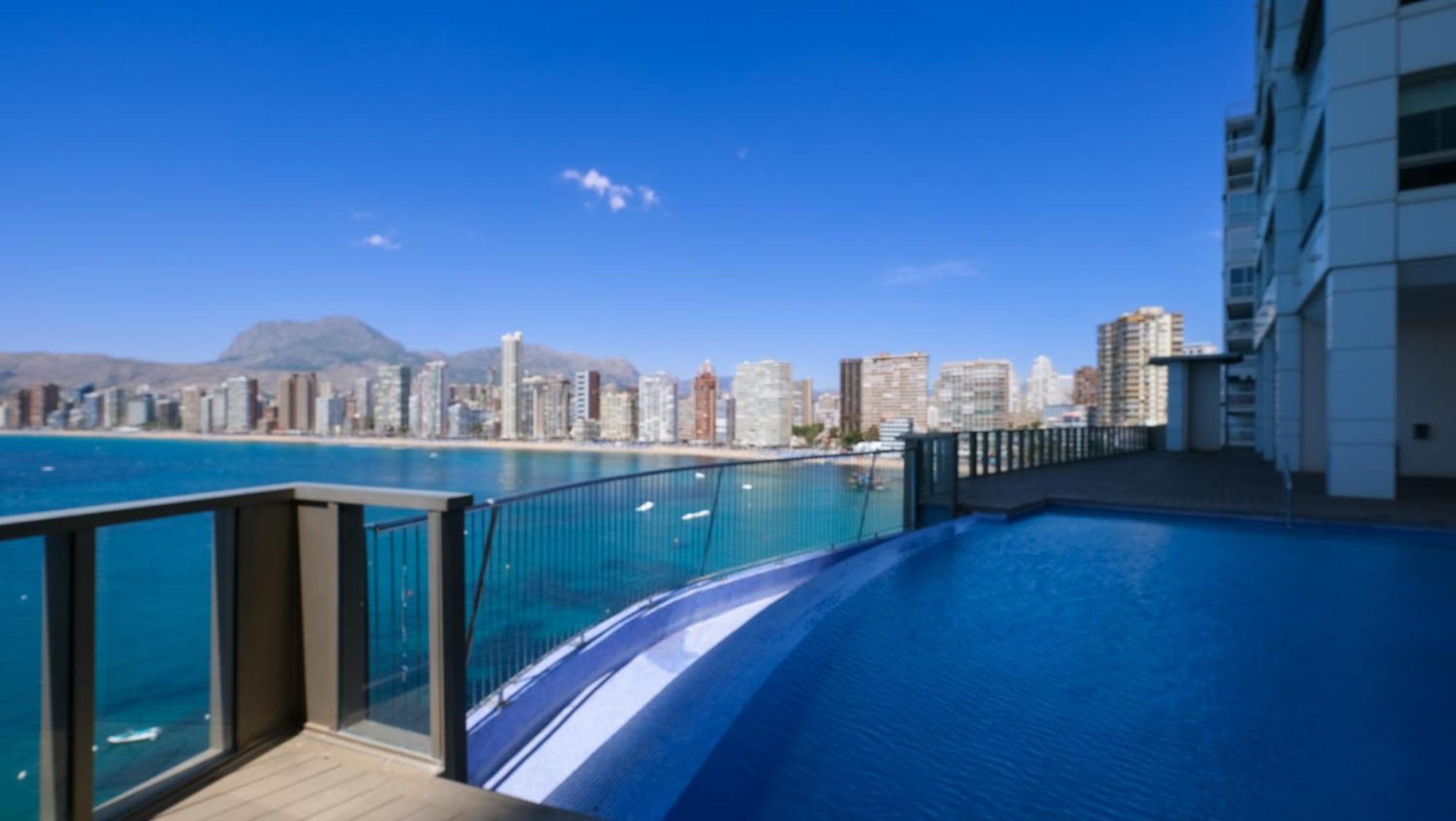 Gemelos 28 Balcon Al Mediterraneo ベニドルム エクステリア 写真