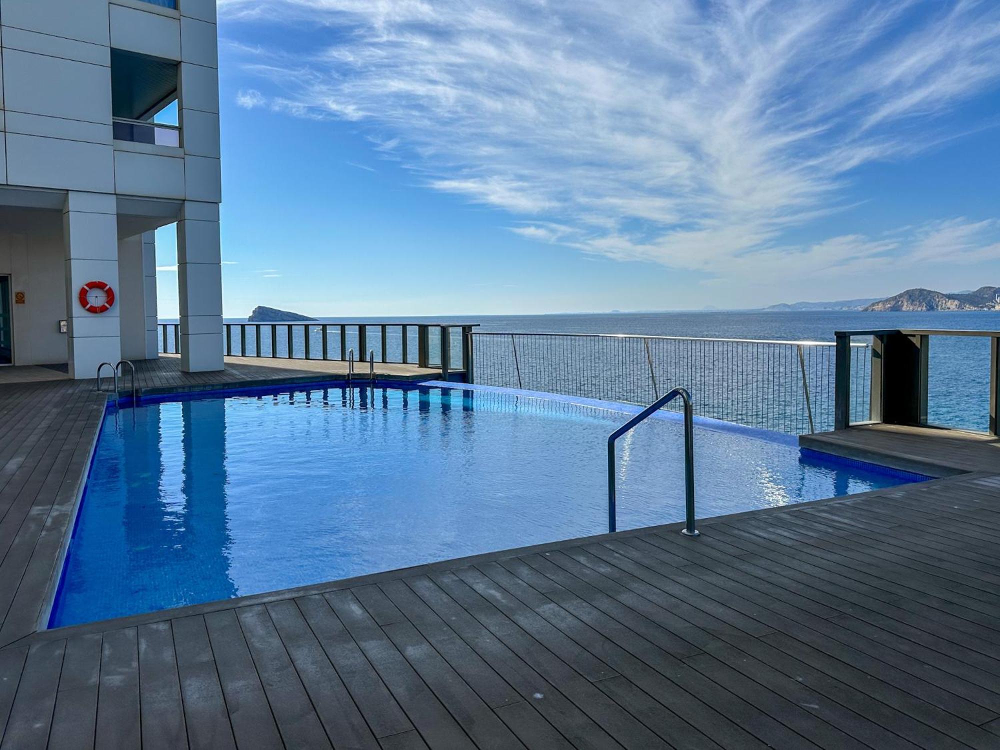 Gemelos 28 Balcon Al Mediterraneo ベニドルム エクステリア 写真